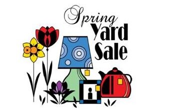 Spring Yard Sale Sat April 26